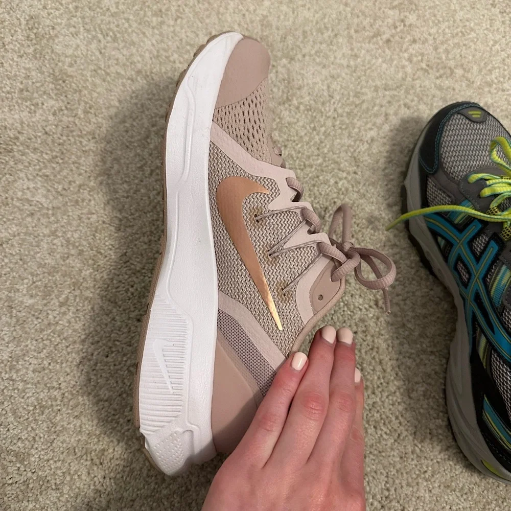 Nike Women's WMNS Zoom Span 3 Stone Mauve/MTLC Red Bronze-Barely Rose - Picture 8 of 15